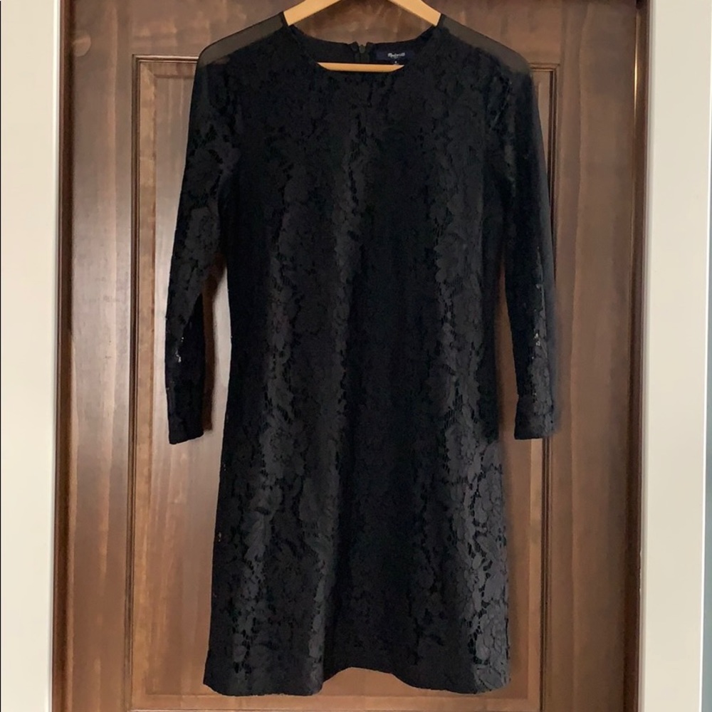 Black lace MADEWELL LBD